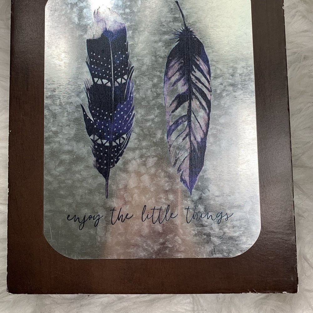 🆕Enjoy the little things feathers home decor - Picture 2 of 4